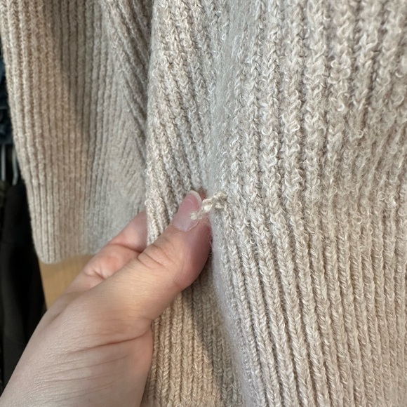 Cozy Beige Women's Sweater - Picture 4 of 5